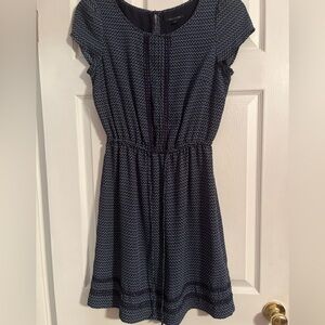 Tommy Hilfiger Dark Blue Geometric Dress